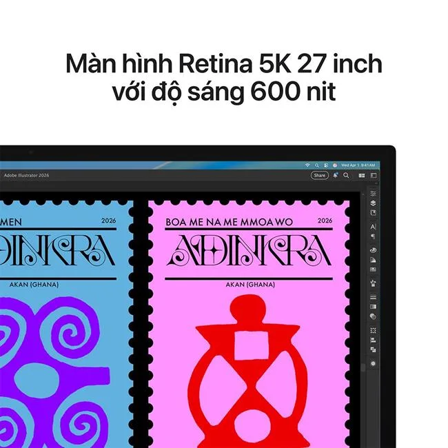 Studio Display 27 inch 5K Chân đế cố định MFEY4SA/A màu Bạc – ảnh 5