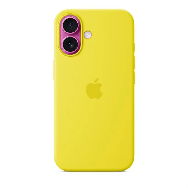 Ốp lưng MagSafe iPhone 16 Silicone Apple màu Vàng – ảnh 10