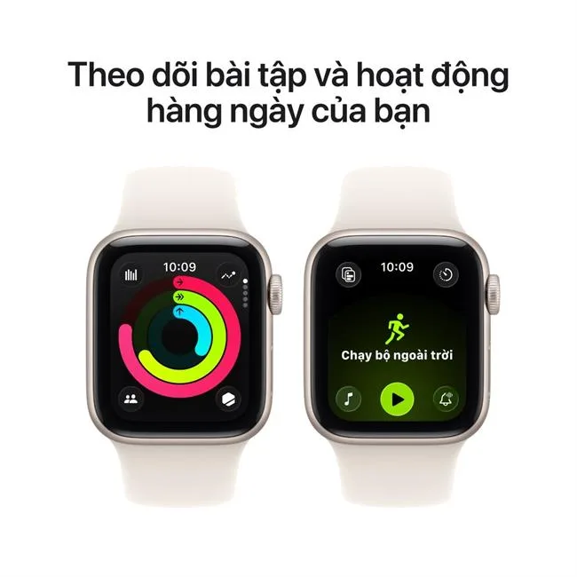 Apple Watch SE 3 GPS 40mm viền nhôm dây thể thao màu Trắng Starlight – ảnh 6