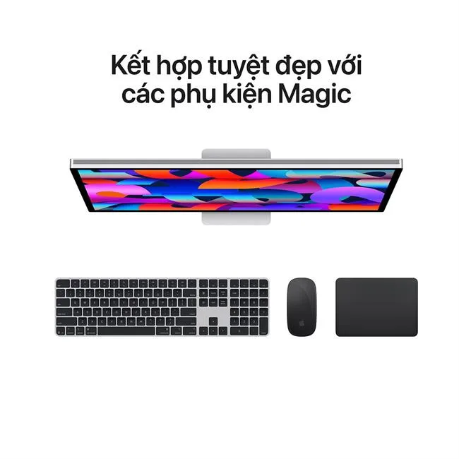 Studio Display 27 inch 5K Chân đế cố định MFEY4SA/A màu Bạc – ảnh 9