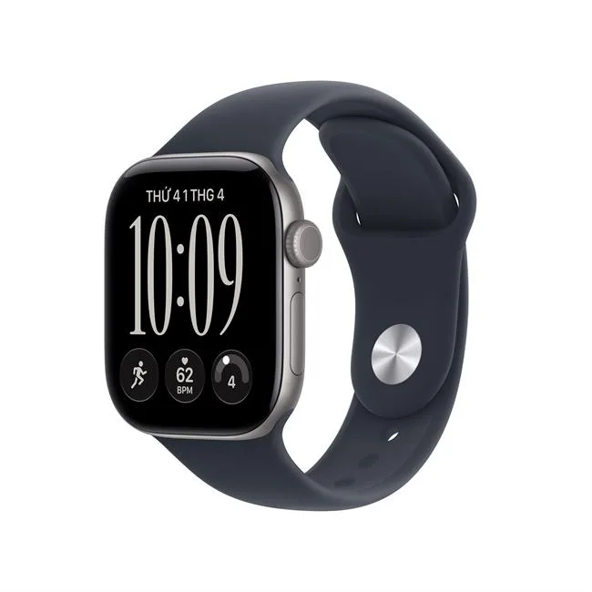 Apple Watch Series 12 GPS 46mm viền nhôm dây silicone màu Xám nhạt – ảnh 22