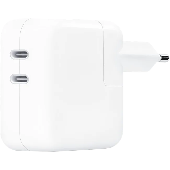 Adapter sạc Apple 2 cổng USB-C 35W màu Trắng – ảnh 1