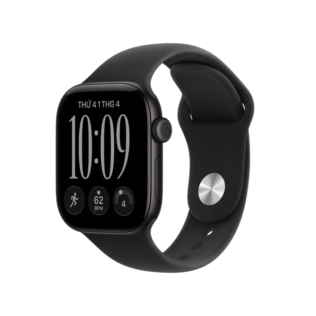 Apple Watch Series 12 GPS 42mm viền nhôm dây silicone màu Đen – ảnh 28