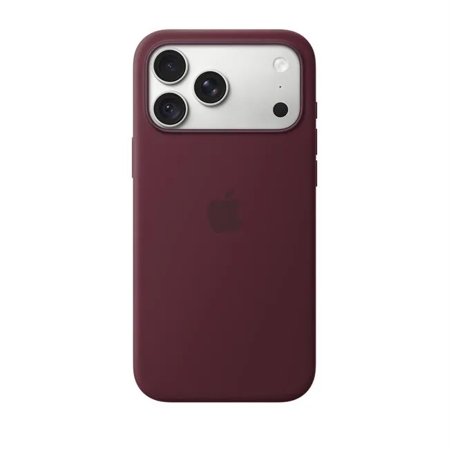 Ốp lưng MagSafe iPhone 18 Pro Max silicone Apple màu Đỏ Burgundy – ảnh 24