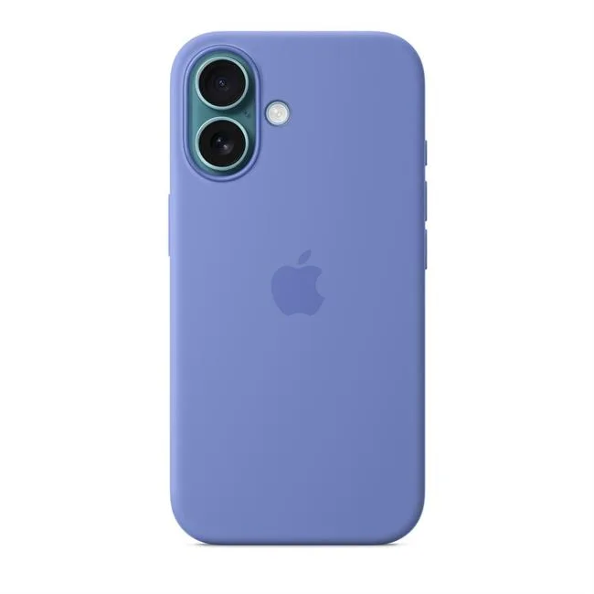 Ốp lưng MagSafe iPhone 16 Silicone Apple màu Xanh nhạt – ảnh 26