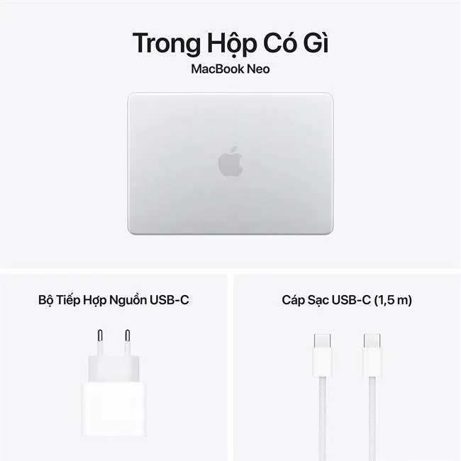 MacBook Neo 13 inch A18 Pro 8GB/256GB màu Bạc – ảnh 30