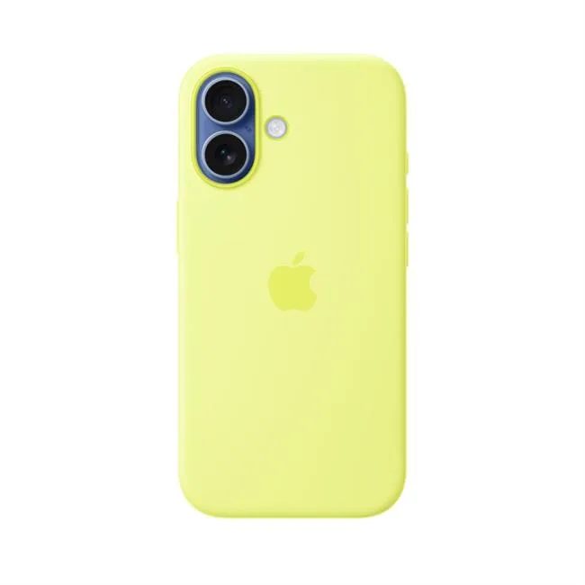 Ốp lưng MagSafe iPhone 17 Silicone Apple màu Vàng nhạt – ảnh 19