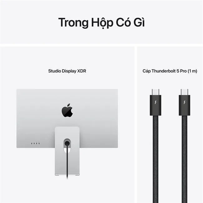 Studio Display 27 inch 5K XDR Chân đế điều chỉnh MFEL4SA/A màu Bạc – ảnh 11