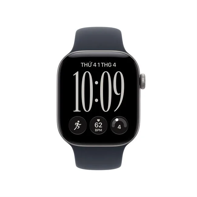 Apple Watch Series 12 GPS 46mm viền nhôm dây silicone màu Xám nhạt – ảnh 23