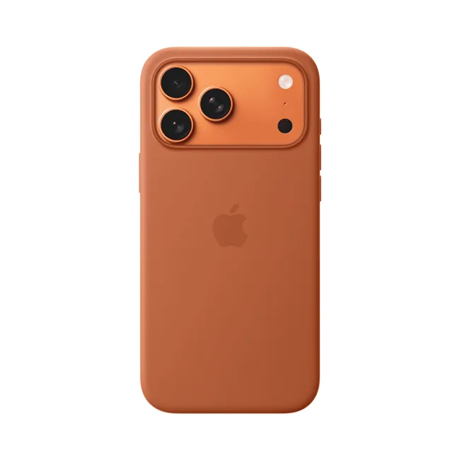 Ốp lưng MagSafe iPhone 17 Pro Max Silicone Apple màu Nâu – ảnh 18