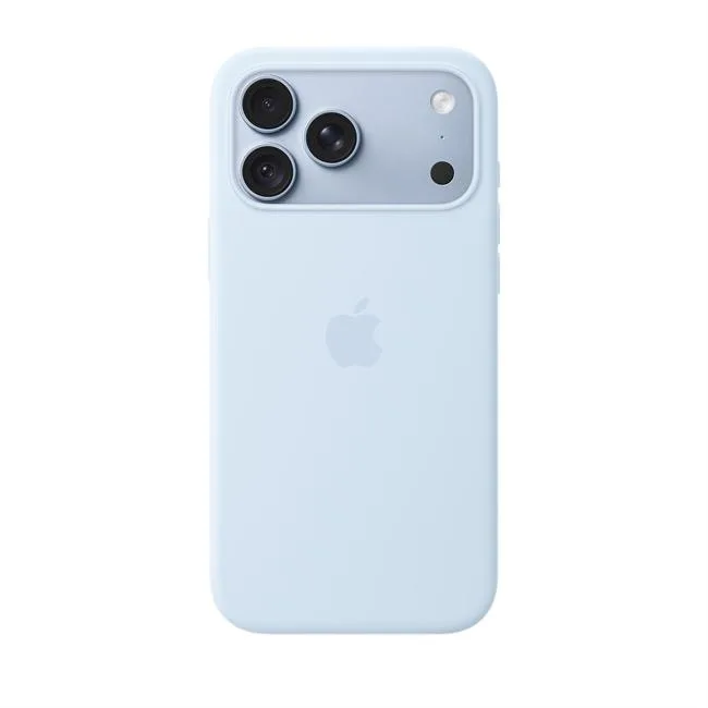 Ốp lưng MagSafe iPhone 18 Pro Max silicone Apple màu Xanh dương nhạt – ảnh 12