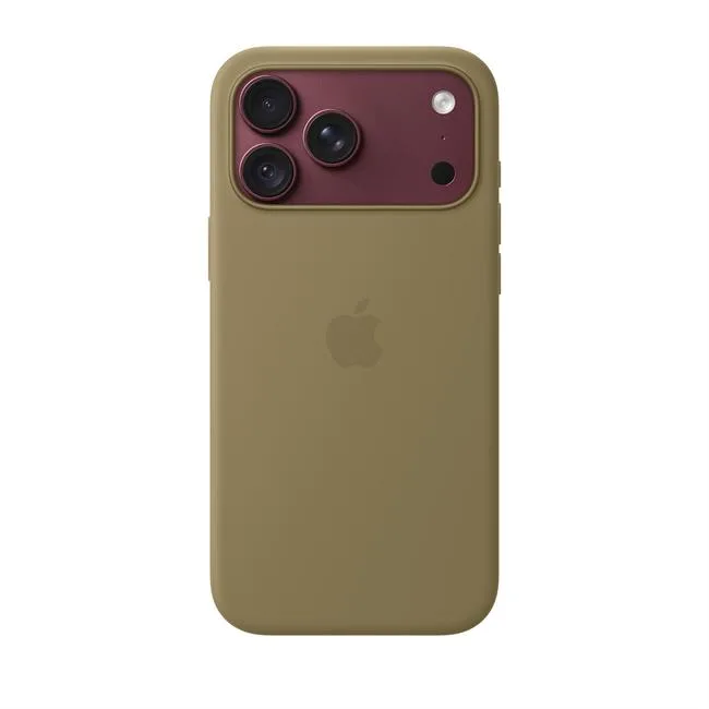 Ốp lưng MagSafe iPhone 18 Pro Max silicone Apple màu Xanh Oliu – ảnh 28
