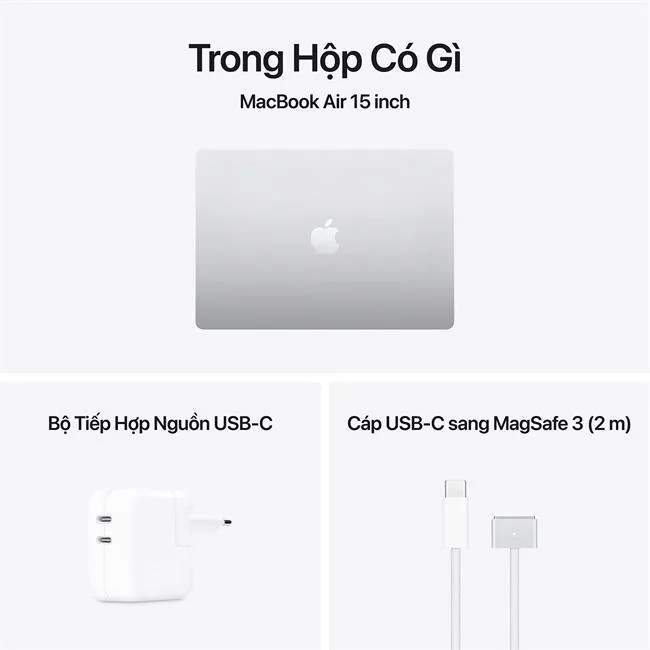 MacBook Air 15 inch M5 32GB/512GB màu Bạc – ảnh 27
