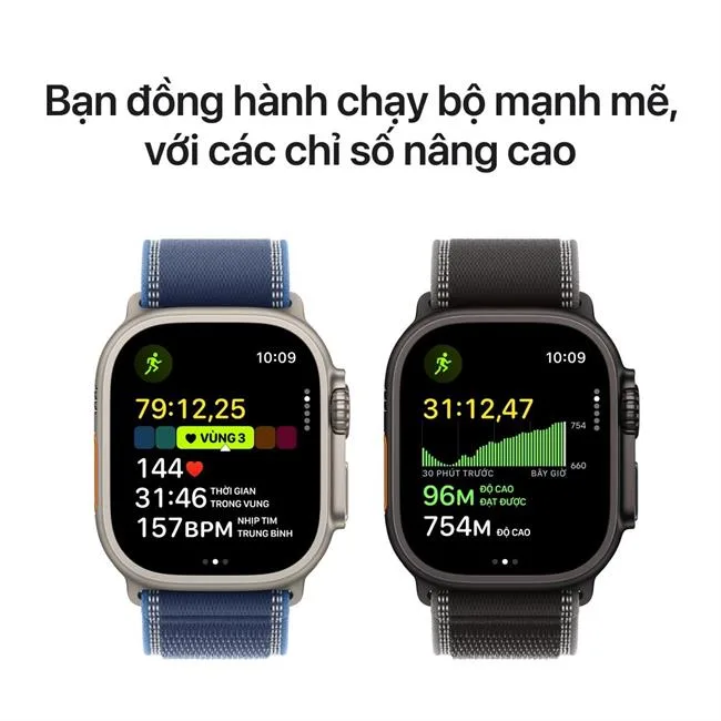 Apple Watch Ultra 3 GPS + Cellular 49mm viền Titanium dây Milan màu Titan đen – ảnh 4