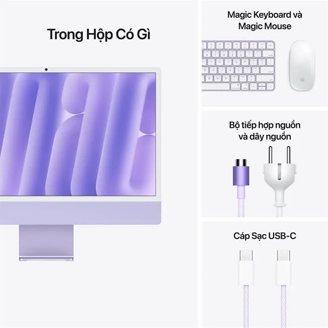 iMac 24 inch M4 16GB/256GB màu Tím – ảnh 35