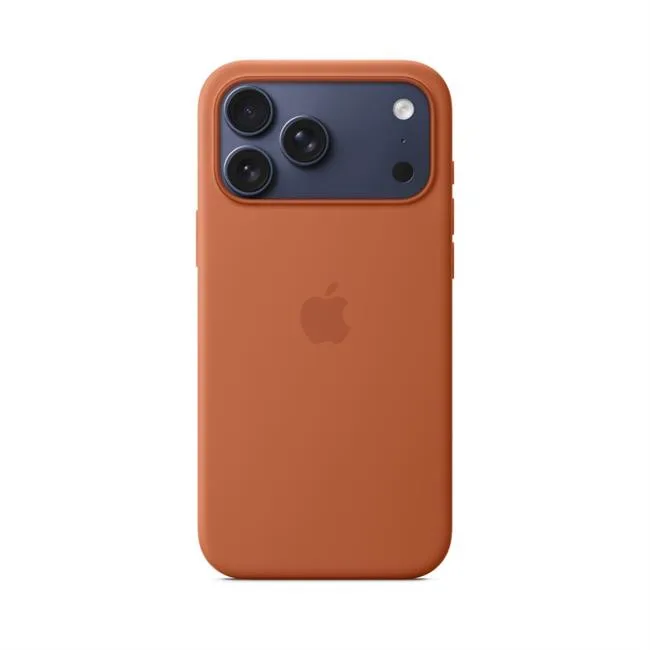 Ốp lưng MagSafe iPhone 17 Pro Max Silicone Apple màu Nâu – ảnh 20