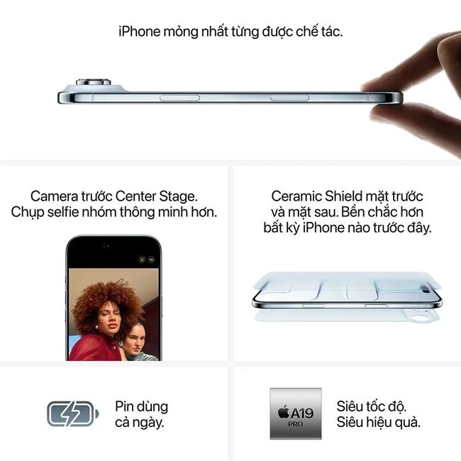 iPhone Air 256GB màu Vàng Nhạt – ảnh 17