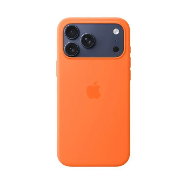 Ốp lưng MagSafe iPhone 17 Pro Max Silicone Apple màu Cam – ảnh 16