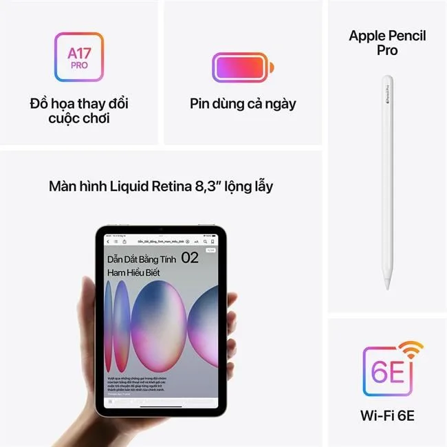 iPad mini 7 WiFi màu Xanh Dương – ảnh 17