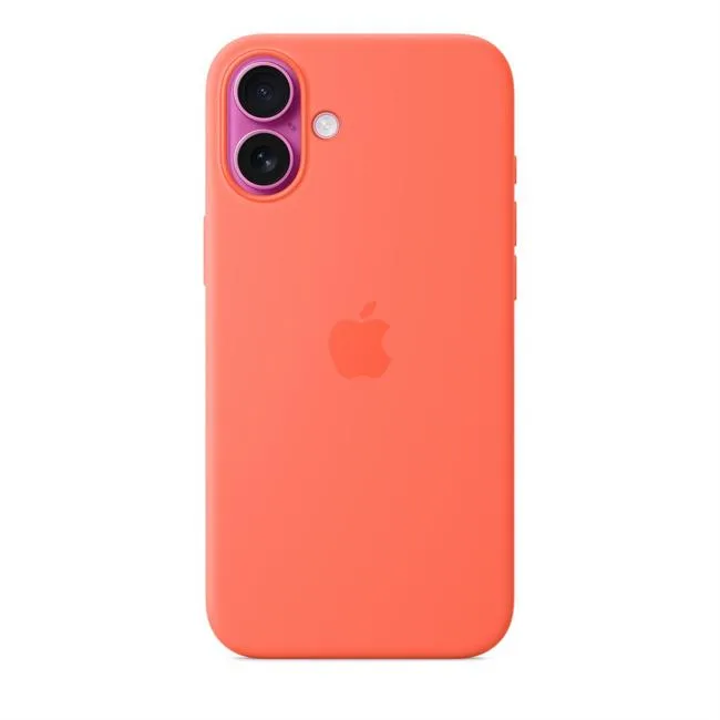 Ốp lưng MagSafe iPhone 16 Plus Sillicone Apple màu Cam – ảnh 27