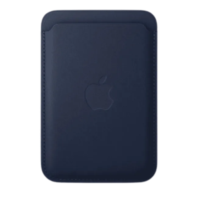 Ví da MagSafe Apple Vải tinh dệt màu Xanh Navy – ảnh 4