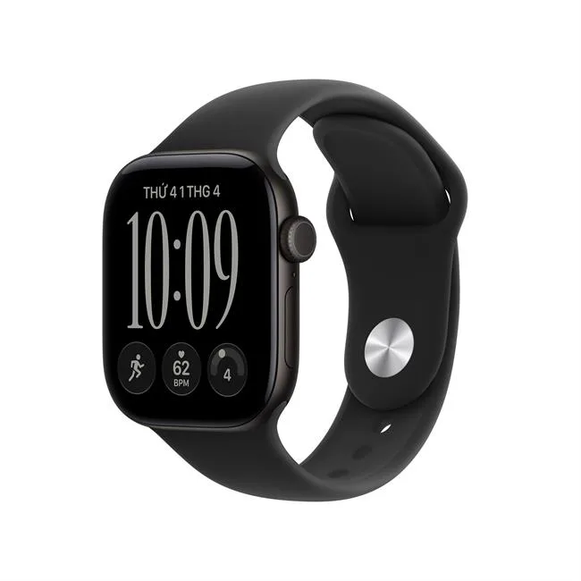 Apple Watch Series 12 GPS 46mm viền nhôm dây silicone màu Đen – ảnh 39