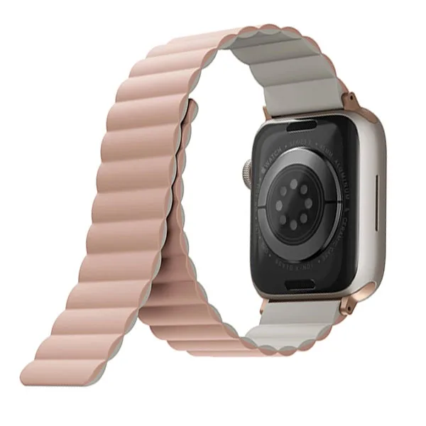 Dây silicone Apple Watch 41/40/38mm UniQ-Revix Reversible Màu Hồng màu Hồng – ảnh 2
