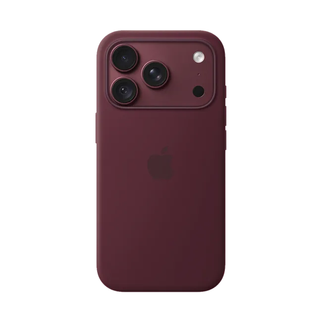 Ốp lưng MagSafe iPhone 18 Pro silicone Apple màu Đỏ Burgundy – ảnh 1