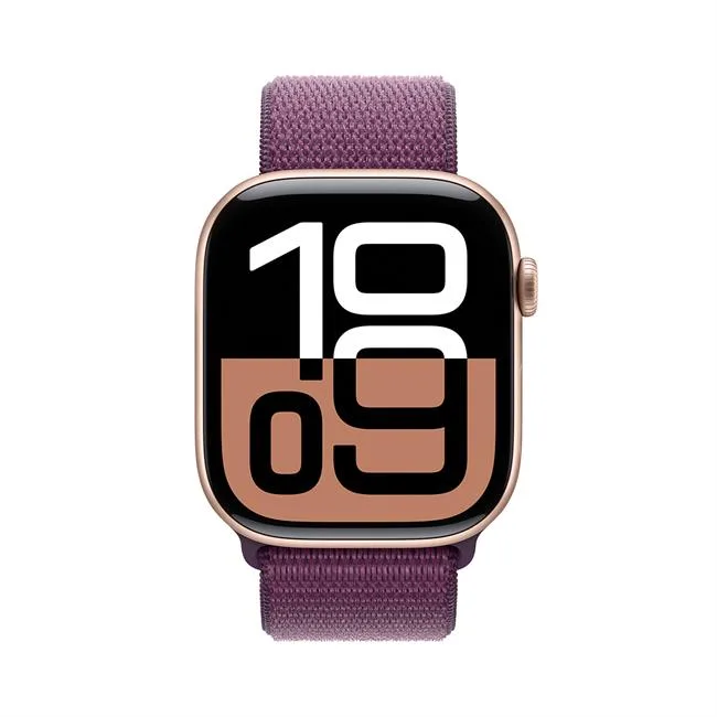 Apple Watch Series 10 GPS + Cellular 46mm viền nhôm dây vải màu Vàng Hồng – ảnh 2