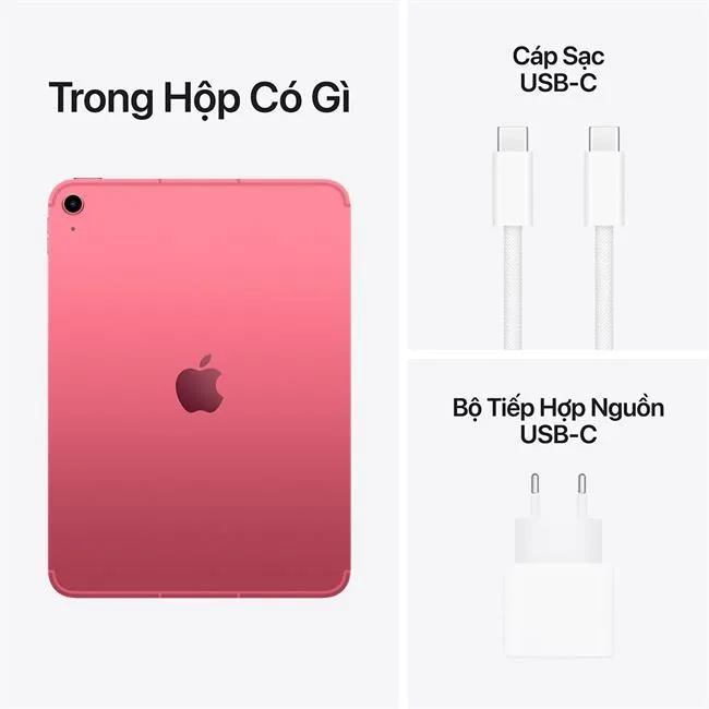 iPad A16 5G 128 GB màu Hồng – ảnh 32