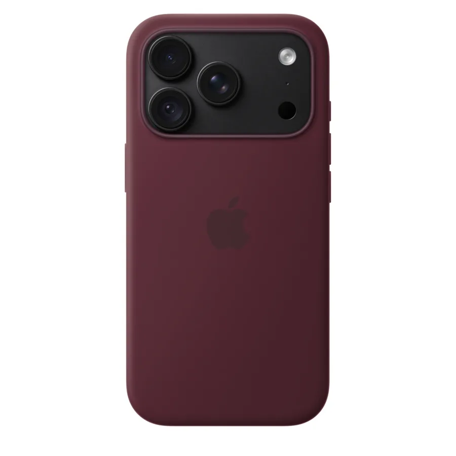 Ốp lưng MagSafe iPhone 18 Pro silicone Apple màu Đỏ Burgundy – ảnh 5