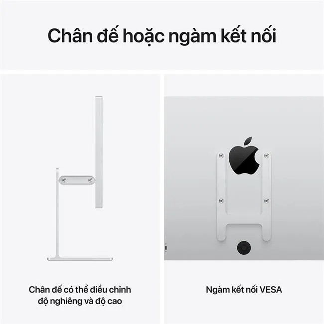 Studio Display 27 inch 5K XDR Nano Chân Vesa MFEQ4SA/A màu Bạc – ảnh 9