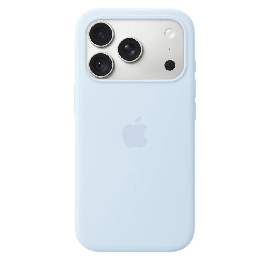 Ốp lưng MagSafe iPhone 18 Pro silicone Apple màu Xanh dương nhạt – ảnh 21