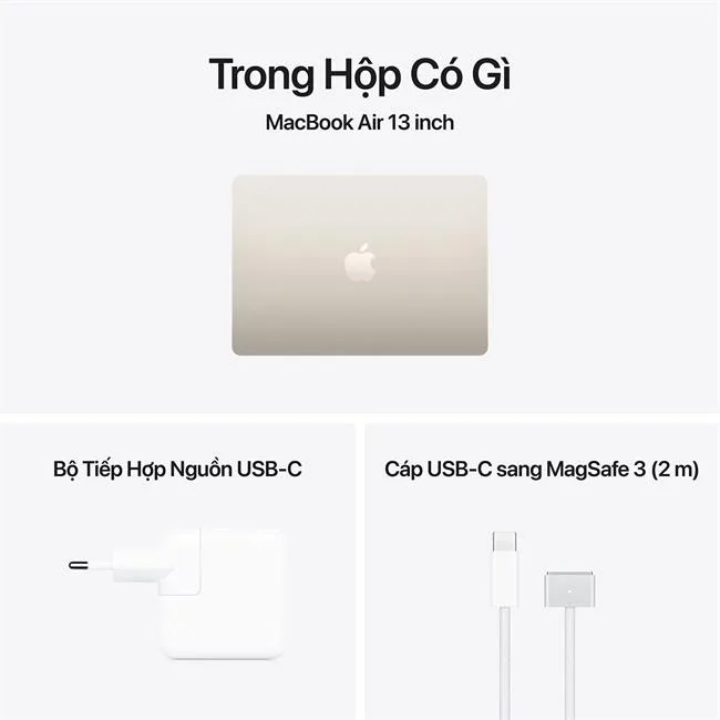 MacBook Air 13 inch M5 32GB/512GB 35W màu Vàng – ảnh 27