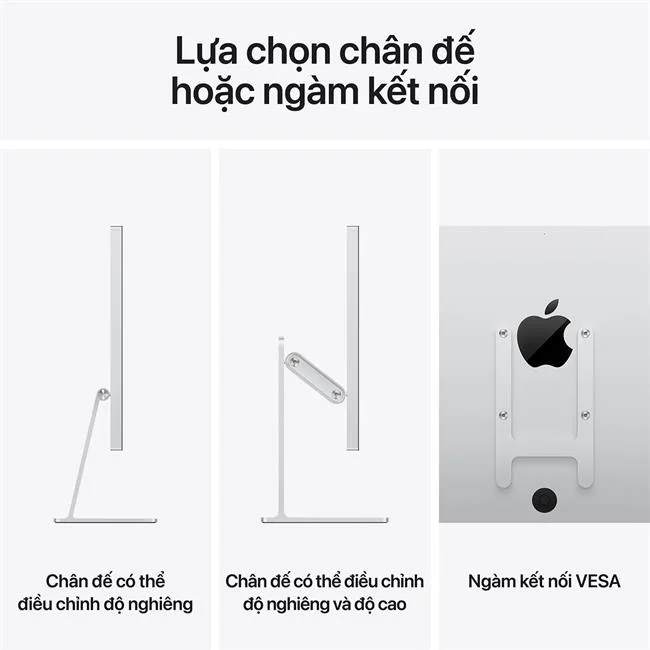 Studio Display 27 inch 5K Chân đế cố định MFEY4SA/A màu Bạc – ảnh 8