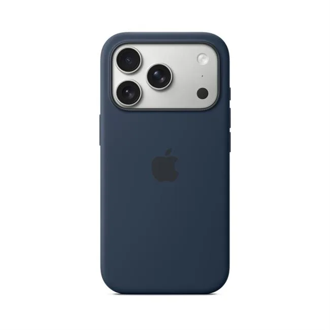 Ốp lưng MagSafe iPhone 17 Pro Silicone Apple màu Xanh đậm – ảnh 11
