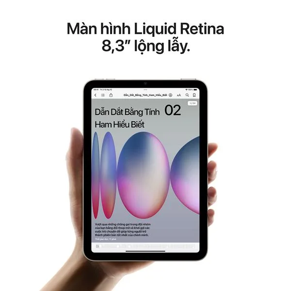 iPad mini 7 WiFi màu Trắng Starlight – ảnh 25