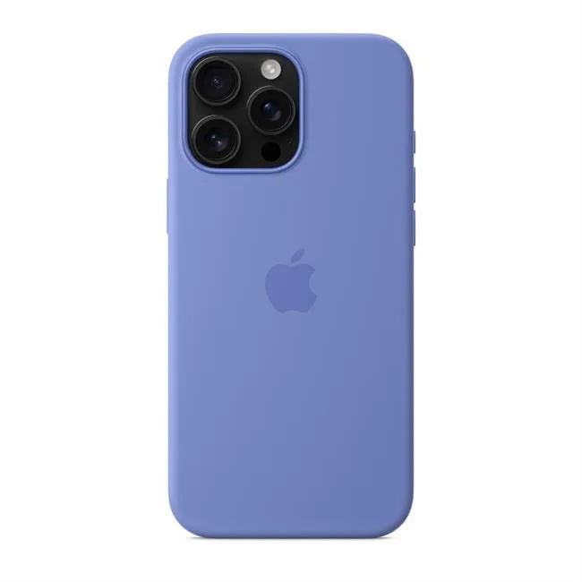 Ốp lưng MagSafe iPhone 16 Pro Max Silicone Apple màu Xanh dương nhạt – ảnh 3