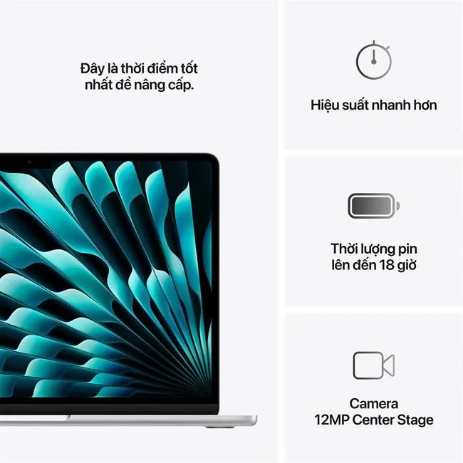 MacBook Air 13 inch M4 24GB/512GB/10GPU/Sạc 35W màu Bạc – ảnh 10