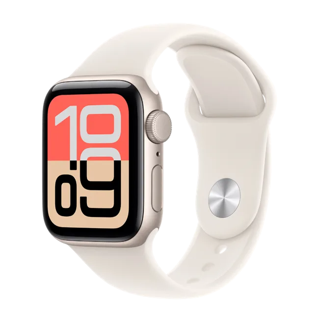 Apple Watch SE 3 GPS 40mm viền nhôm dây thể thao màu Trắng Starlight – ảnh 1