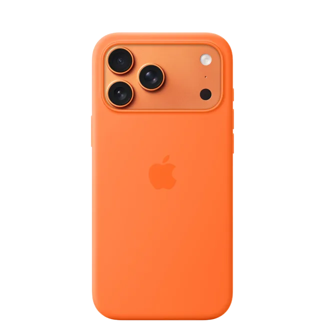 Ốp lưng MagSafe iPhone 17 Pro Max Silicone Apple màu Cam – ảnh 13