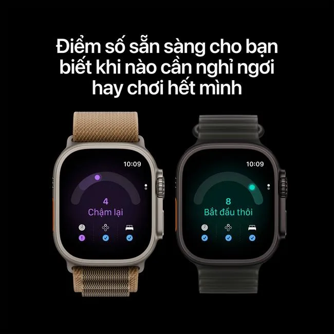 Apple Watch Ultra 4 GPS + Cellular 49mm viền Titanium dây Trail màu Titan đen – ảnh 13