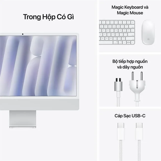 iMac 24 inch M4 16GB/256GB màu Bạc – ảnh 21