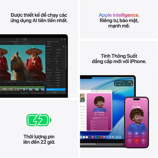 MacBook Pro 14 inch M5 Pro 24GB/1TB 70W màu Đen – ảnh 8