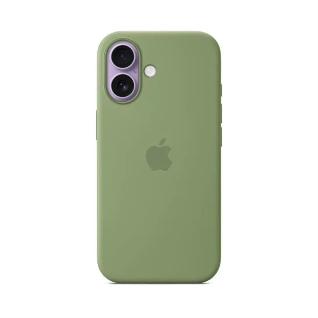 Ốp lưng MagSafe iPhone 17 Silicone Apple màu Xanh rêu – ảnh 3