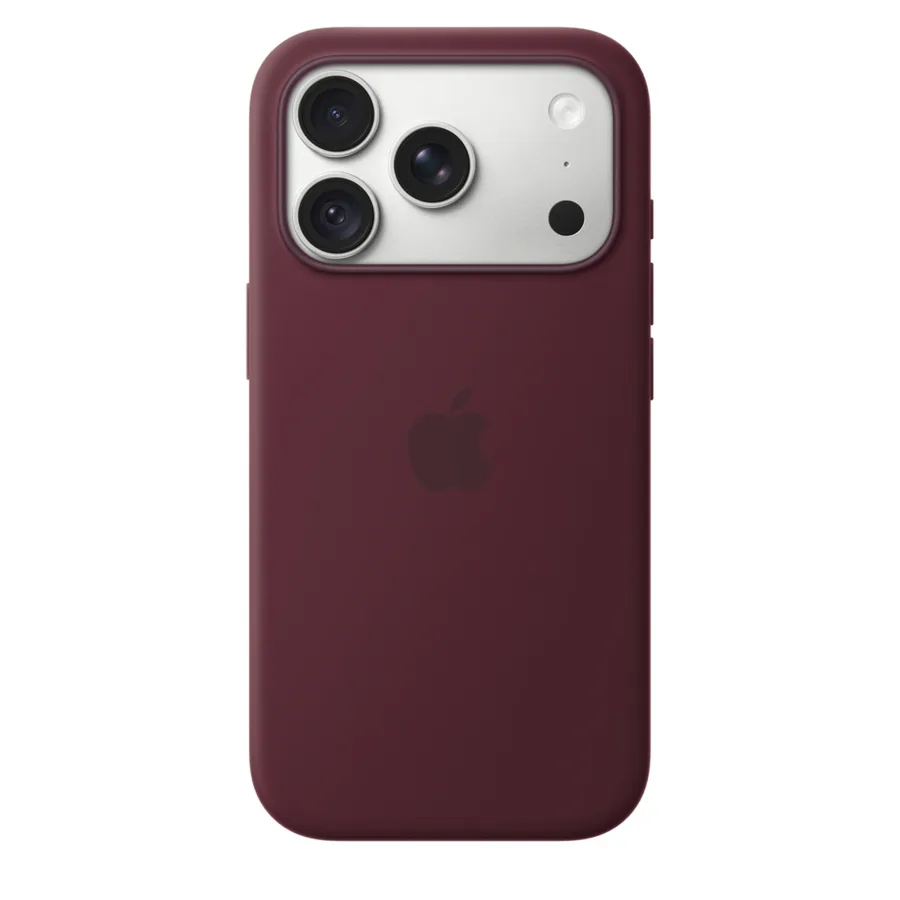 Ốp lưng MagSafe iPhone 18 Pro silicone Apple màu Đỏ Burgundy – ảnh 4