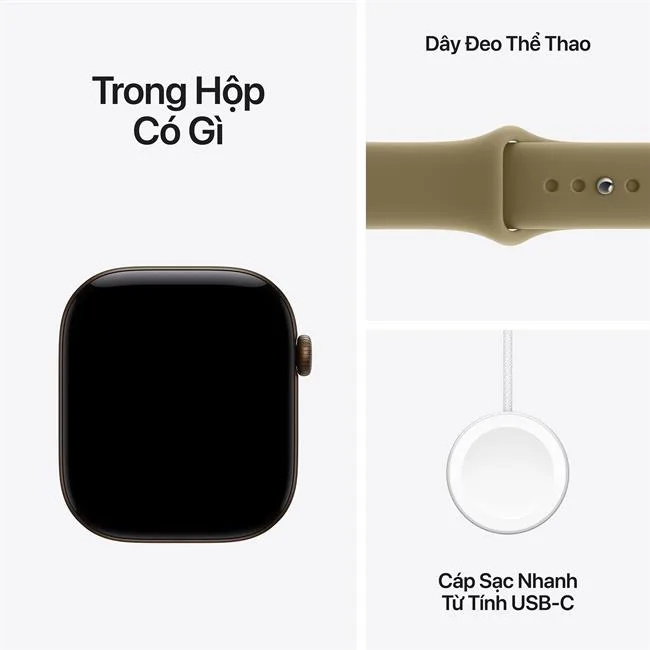 Apple Watch Series 12 GPS + Cellular 42mm viền nhôm dây silicone màu Xám - đồng – ảnh 8