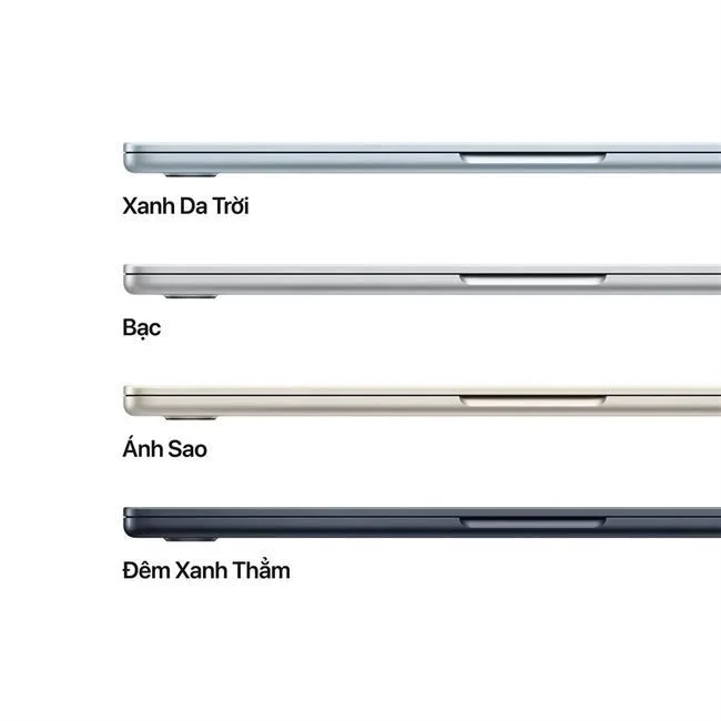 MacBook Air 13 inch M4 24GB/512GB/10GPU/Sạc 35W màu Vàng – ảnh 14