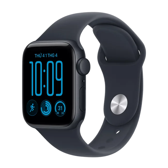 Apple Watch SE 3 GPS 40mm viền nhôm dây thể thao 2026 màu Ghi đen – ảnh 10