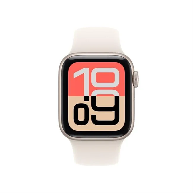 Apple Watch SE 3 GPS + Cellular 40mm viền nhôm dây thể thao màu Trắng Starlight – ảnh 2